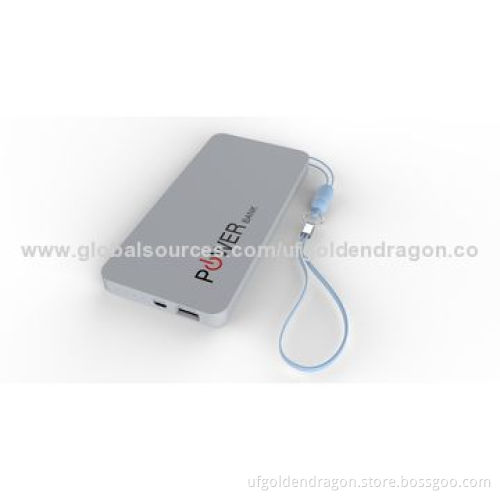 8000mAh Universal external LED Power Bank for Smartphones, Tablet PCs